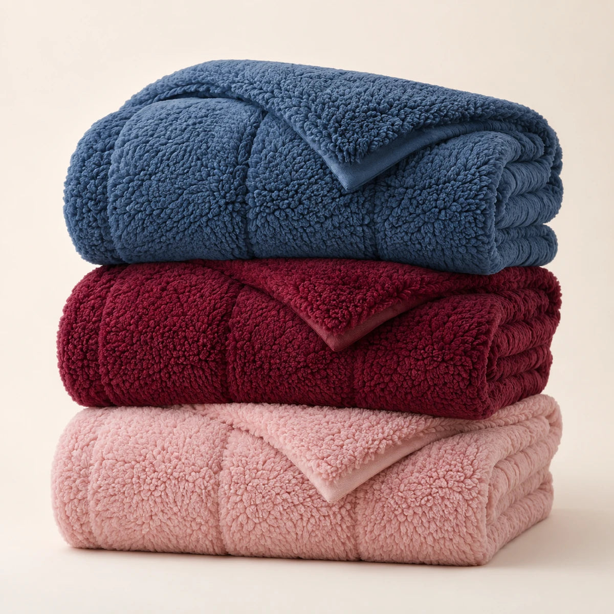 [COMPRE 1, LEVE 3] Coberdrom Casal Sherpa - Edredom Premium Algodão Turco e pele de Carneiro