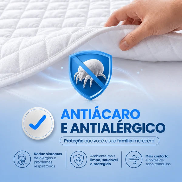 [COMPRE 1, LEVE 3] HydraSoft™ Jogo de Cama Impermeável Premium – Capa + 2 Fronhas