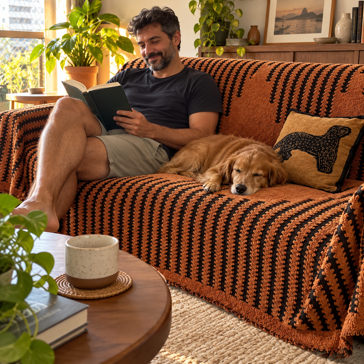 Cliente satisfeito com a capa Casaro LineaGuard terracota