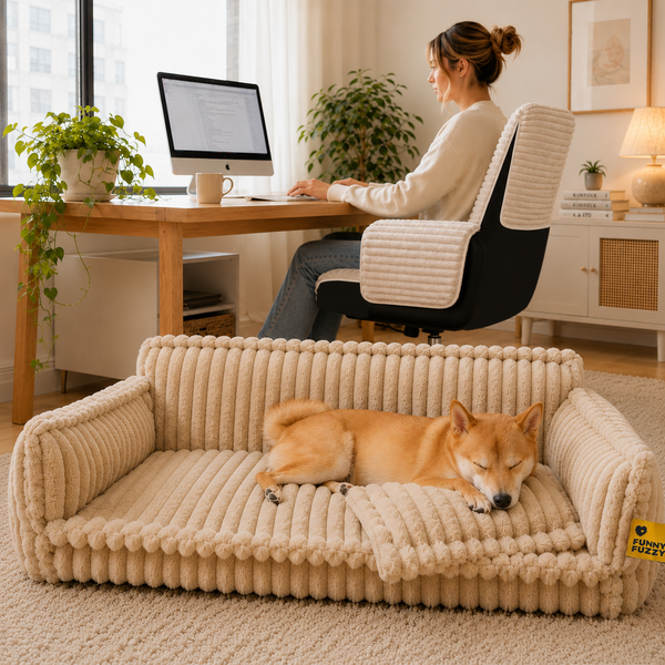 Sofá Cama Ortopédico para Pets + Escada Pet de brinde